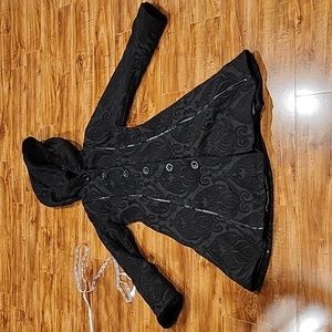Poizen Industries heavy goth winter coat